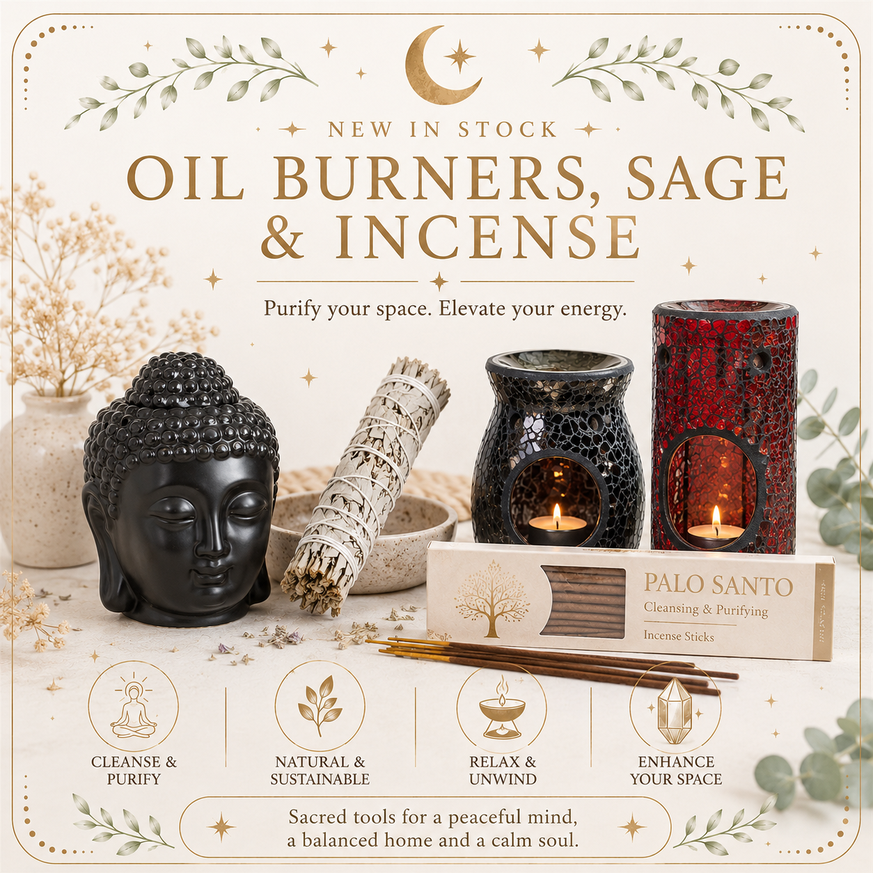 Oil Burners/Sage/Incense