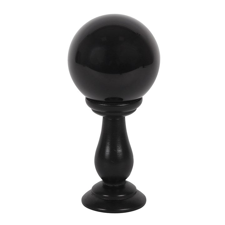 Small Clear Crystal Ball on Stand
