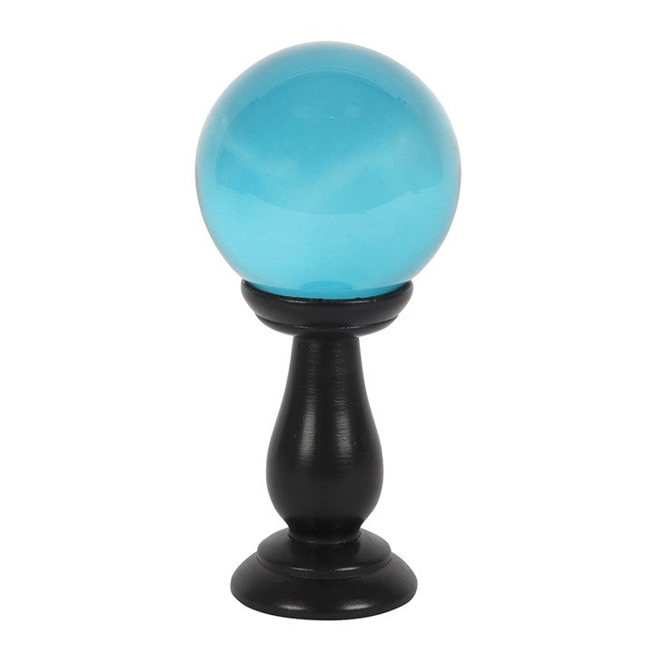 Small Clear Crystal Ball on Stand